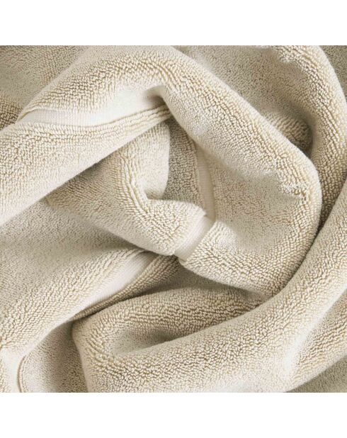 Tappeto da bagno in cotone beige Luxe - 40x60 cm