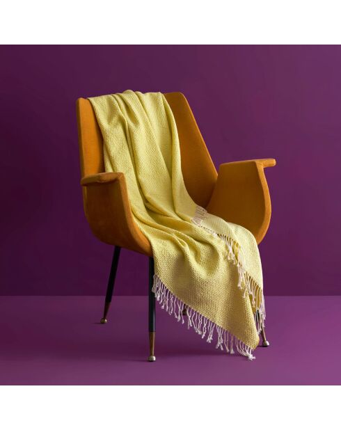 Plaid en coton Levante acide - 150x200 cm