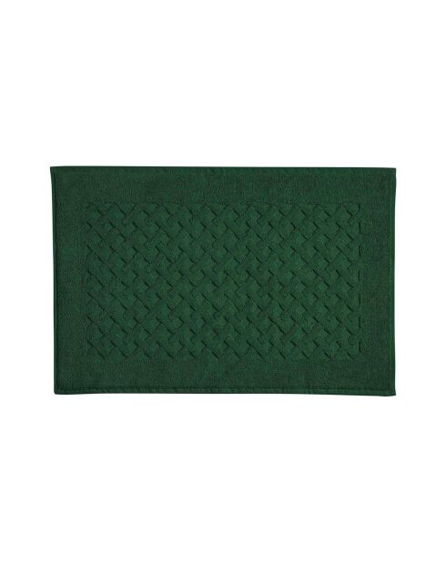 Tappeto da bagno Elisa in cotone verde - 40x60 cm
