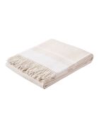 Plaid en laine Artico beige - 170x130 cm