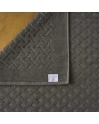 Tappeto da bagno Elisa in cotone grigio - 60x90 cm