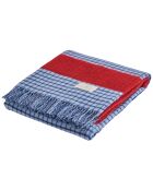 Plaid en laine Strauss azure/valence - 150x200 cm