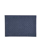 Tappeto da bagno Elisa in cotone blu - 40x60 cm