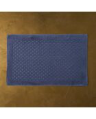Tappeto da bagno Elisa in cotone blu - 40x60 cm