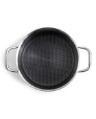 Marmite Blacksteel triplex argenté - 28cm
