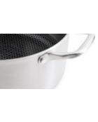 Marmite Blacksteel triplex argenté - 28cm