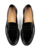 Mocassins en cuir To Make It Easier noirs