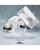 Calendario de adviento 12 cajas: 6 perfumes sin alcohol y 6 velas