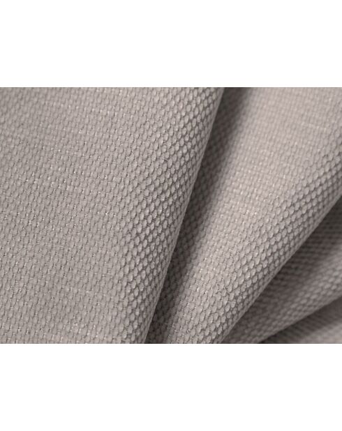 Canapé d'angle droit modulaire en chenille Francesca 3 places gris clair - 256 x 160 x 70 cm