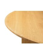 Table basse en bois Livia chêne naturel - 90 x 90 x 40 cm
