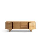 Banc TV en bois Gaia chêne naturel - 160 x 40 x 54 cm