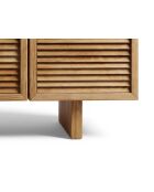 Banc TV en bois Gaia chêne naturel - 160 x 40 x 54 cm