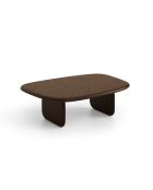 Table basse en bois Piero chêne noyer - 110 x 80 x 35 cm