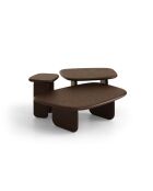 Table basse en bois Piero chêne noyer - 110 x 80 x 35 cm