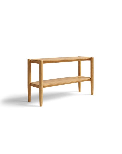 Console en bois Gaia chêne naturel - 130 x 40 x 76 cm