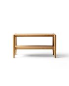 Console en bois Gaia chêne naturel - 130 x 40 x 76 cm