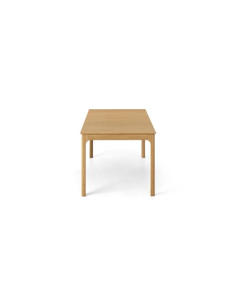 Table extensible en bois Viola 10 places chêne naturel - 160/260 x 90 x 76 cm