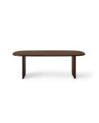 Table à manger en bois Piero 8 places chêne noyer - 220 x 110 x 76 cm