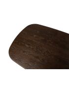 Table à manger en bois Piero 8 places chêne noyer - 220 x 110 x 76 cm