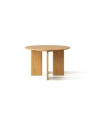 Table à manger en bois Livia 4 places chêne naturel - 120 x 120 x 76 cm