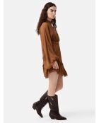 Bottes en cuir Every One Of Us marron