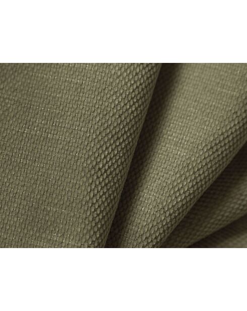 Canapé d'angle gauche modulaire en chenille Francesca 3 places vert clair - 256 x 160 x 70 cm