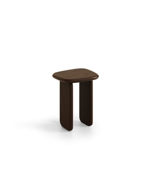 Table basse en bois Piero chêne noyer - 37 x 32 x 50 cm