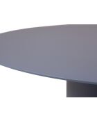 Table basse en métal Lucio bleu ciel - 80 x 80 x 33.5 cm