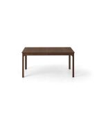 Table extensible en bois Viola 10 places chêne foncé - 160/260 x 90 x 76 cm