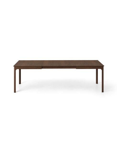 Table extensible en bois Viola 10 places chêne foncé - 160/260 x 90 x 76 cm