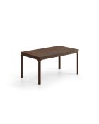 Table extensible en bois Viola 10 places chêne foncé - 160/260 x 90 x 76 cm