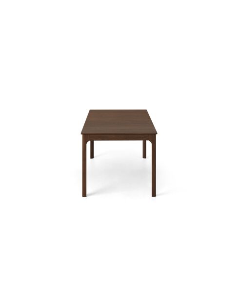 Table extensible en bois Viola 10 places chêne foncé - 160/260 x 90 x 76 cm