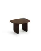 Table basse en bois Piero chêne noyer - 75 x 60 x 42 cm