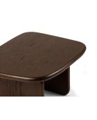 Table basse en bois Piero chêne noyer - 75 x 60 x 42 cm