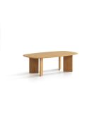 Table basse en bois Livia chêne naturel - 120 x 60 x 40 cm