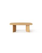 Table basse en bois Livia chêne naturel - 120 x 60 x 40 cm
