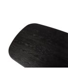 Table à manger en bois Piero 8 places chêne noir - 220 x 110 x 76 cm