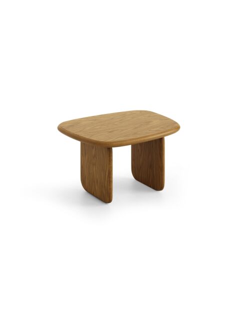 Table basse en bois Piero chêne naturel - 75 x 60 x 42 cm