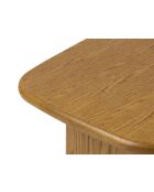 Table basse en bois Piero chêne naturel - 75 x 60 x 42 cm