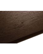 Table à manger en bois Flavia 6 places chêne noyer - 180 x 100 x 76 cm