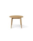 Table extensible en bois Gemma 8 places chêne naturel - 110/210 x 110 x 76 cm