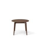 Table extensible en bois Gemma 8 places chêne foncé - 110/210 x 110 x 76 cm