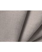 Canapé d'angle gauche modulaire en chenille Francesca 3 places gris clair - 256 x 160 x 70 cm