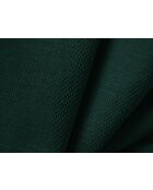 Canapé d'angle gauche panoramique modulable en chenille Francesca 7 places vert bouteille - 329 x 276 x 70 cm