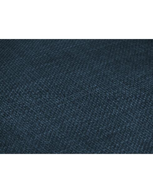 Canapé panoramique en tissu structuré Elio 6 places bleu - 344 x 170 x 97 cm