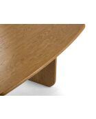Table à manger en bois Piero 8 places chêne naturel - 220 x 110 x 76 cm