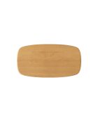 Table à manger en bois Livia 8 places chêne naturel - 200 x 100 x 76 cm