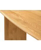 Table à manger en bois Livia 8 places chêne naturel - 200 x 100 x 76 cm