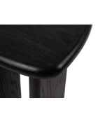 Table basse en bois Piero chêne noir - 37 x 32 x 50 cm
