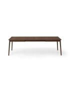 Table extensible en bois Bianca 10 places chêne foncé - 160/260 x 90 x 76 cm